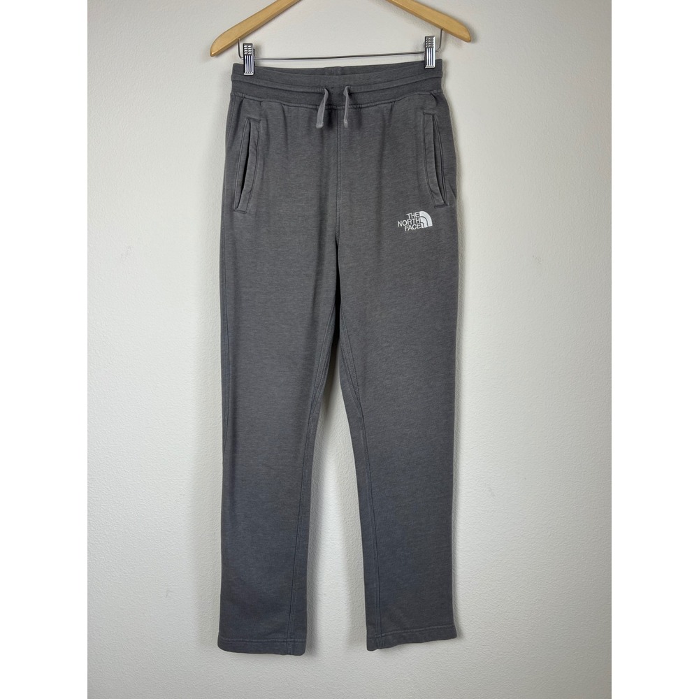 The North Face Mens Small Gray Jogger Sweatpants French Terry Athleisure Pants
